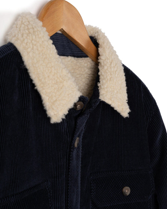 Zeke 2 - Mens Corduroy Shacket - Blue