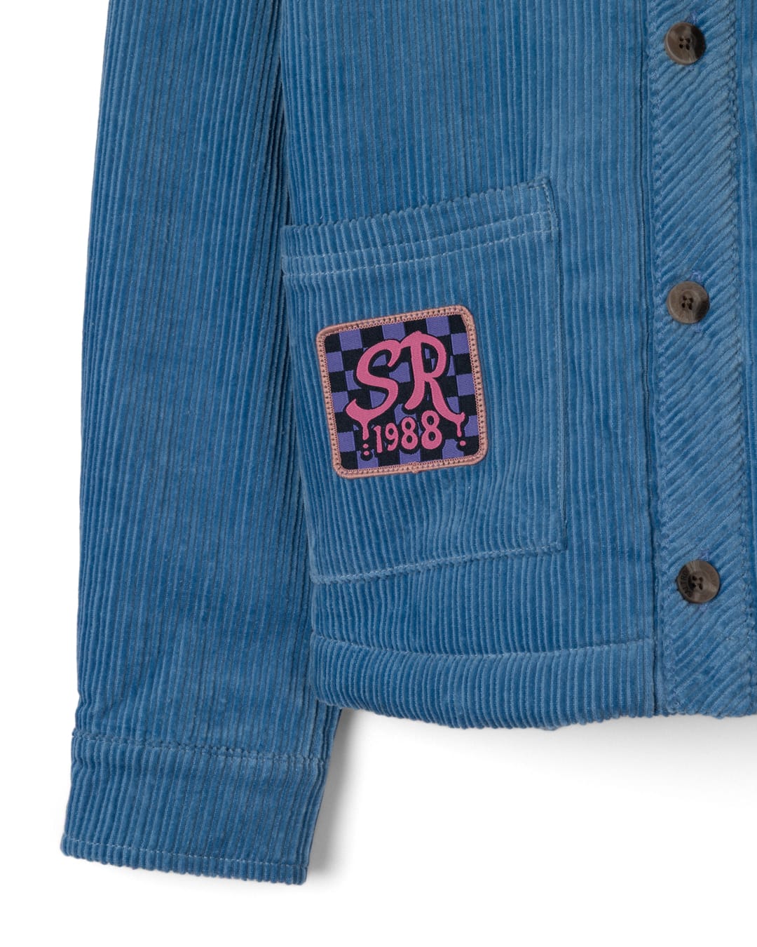 Ace Race Kids Shacket In Mid Blue