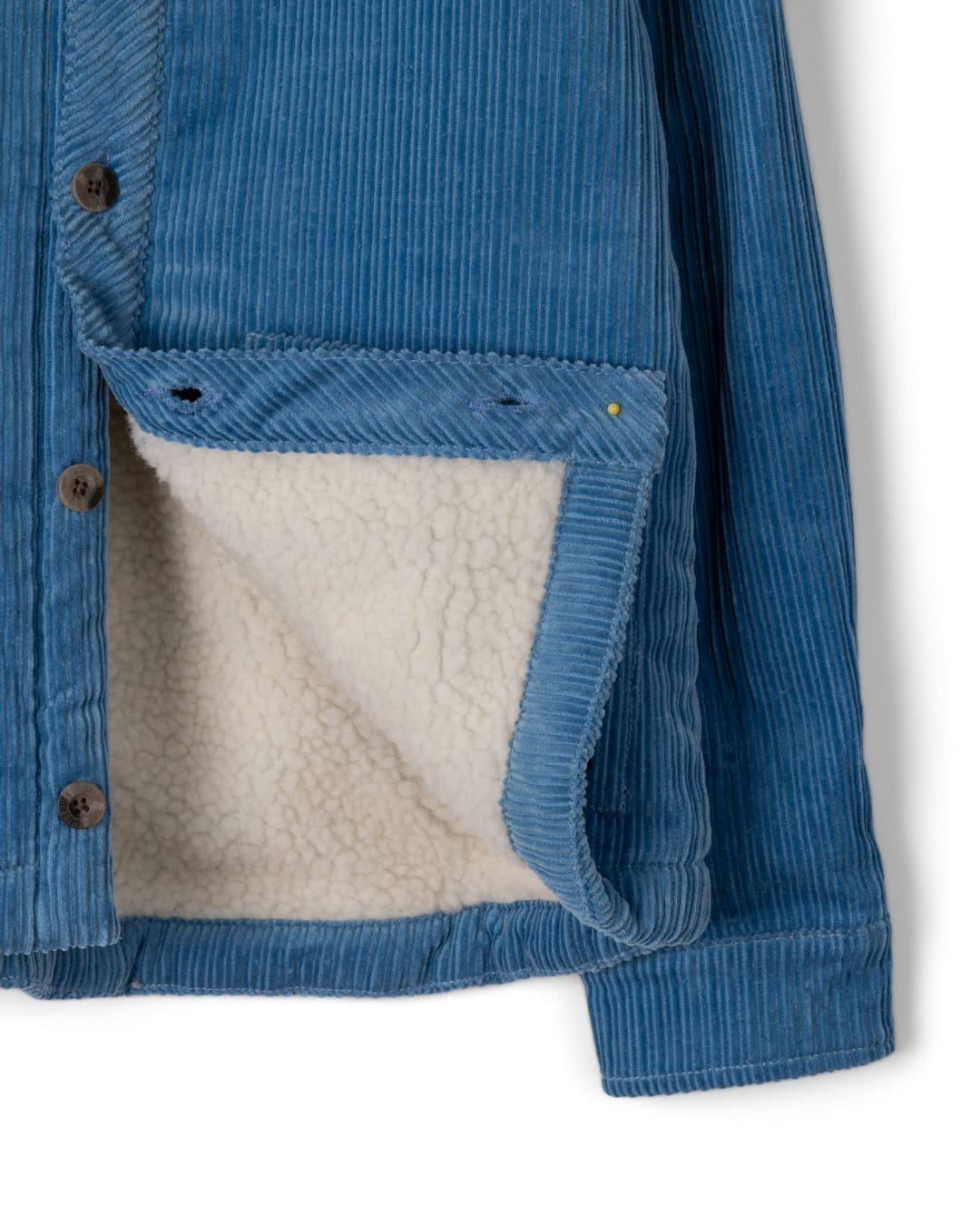 Ace Race Kids Shacket In Mid Blue