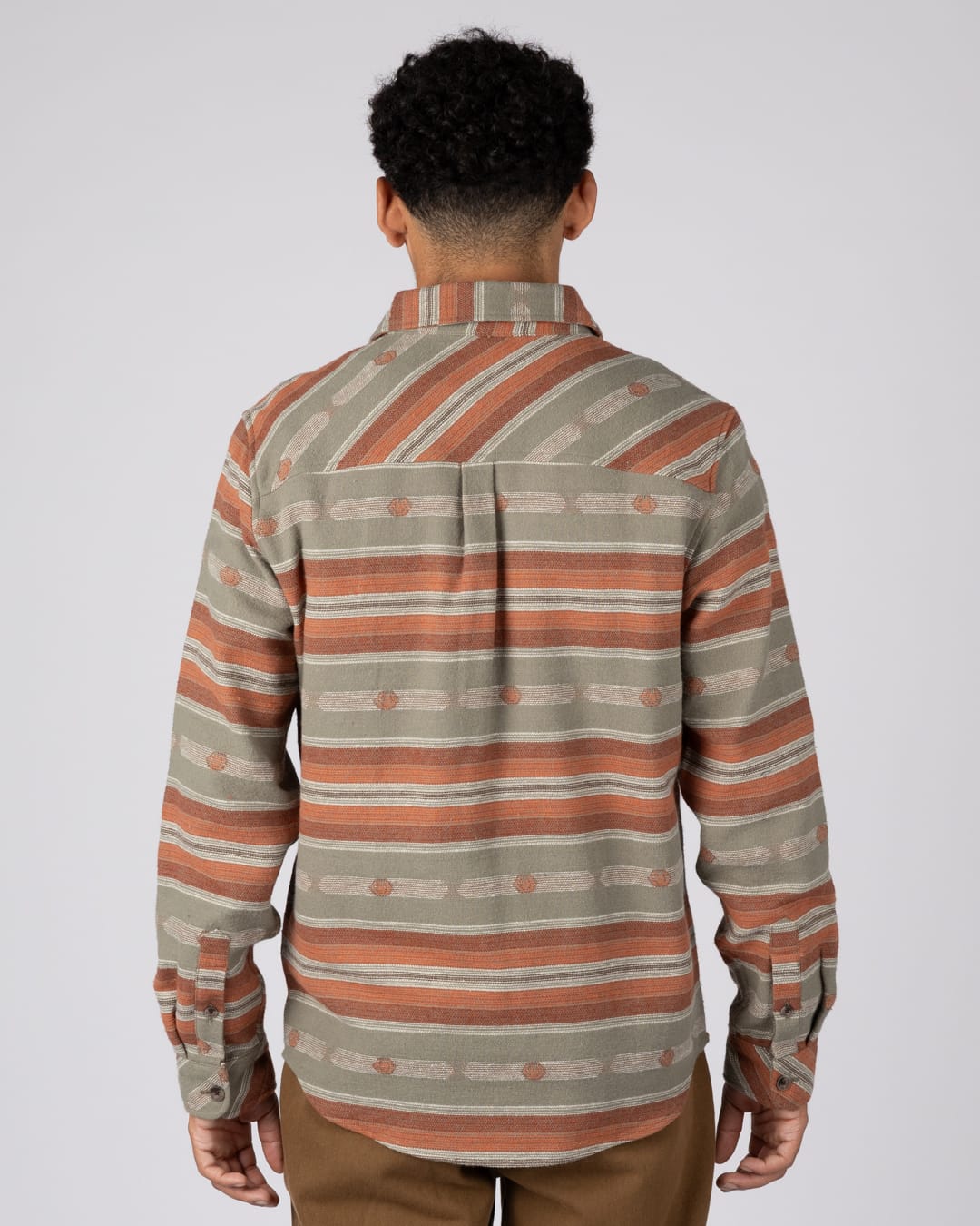 Cassius Mens Shirt in Orange
