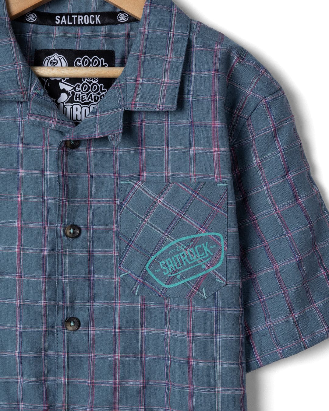 Isaad Kids Short Sleeve Shirt in Blue