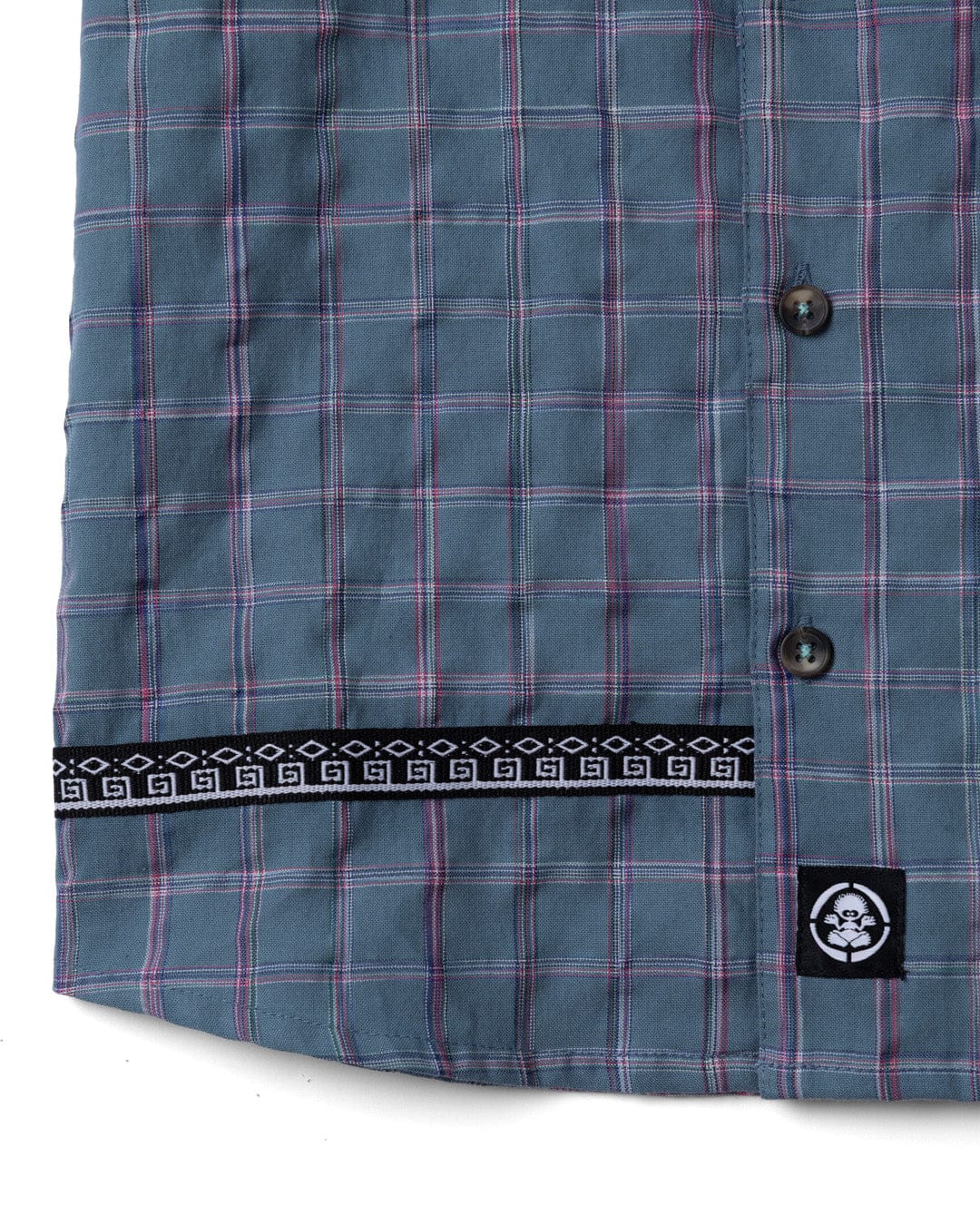 Isaad Kids Short Sleeve Shirt in Blue