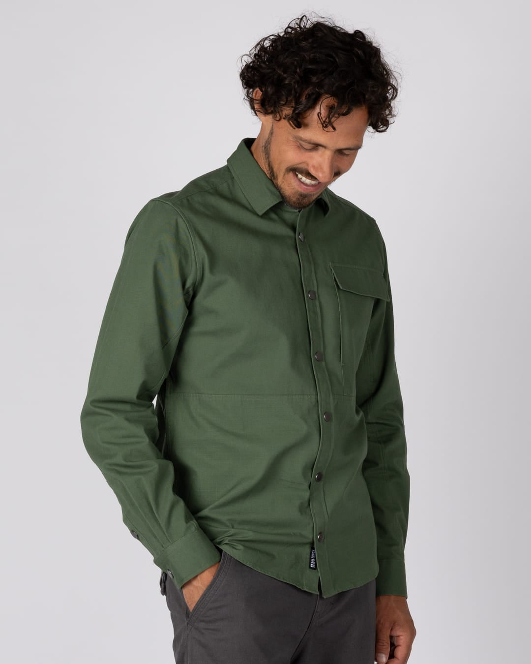 Gorpcore Mens Shirt in Green