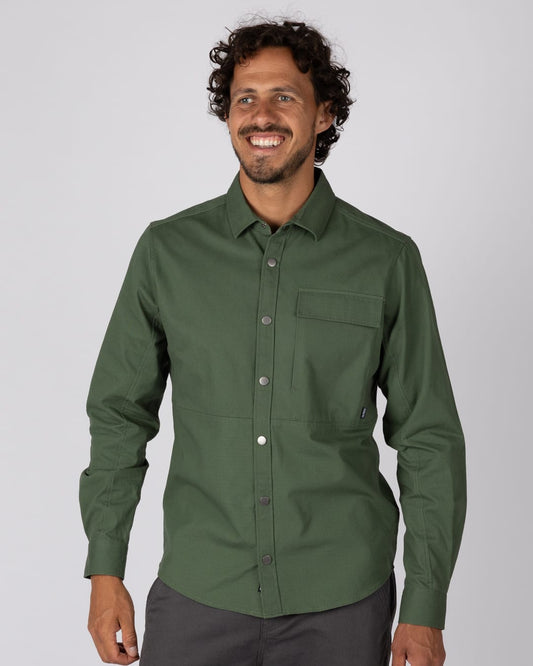 Gorpcore Mens Shirt in Green