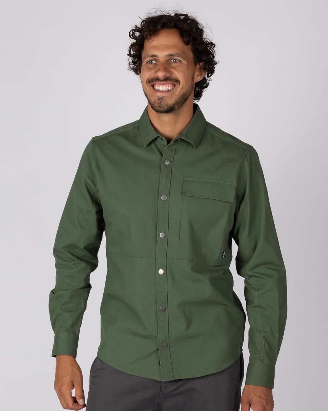 Gorpcore Mens Shirt in Green