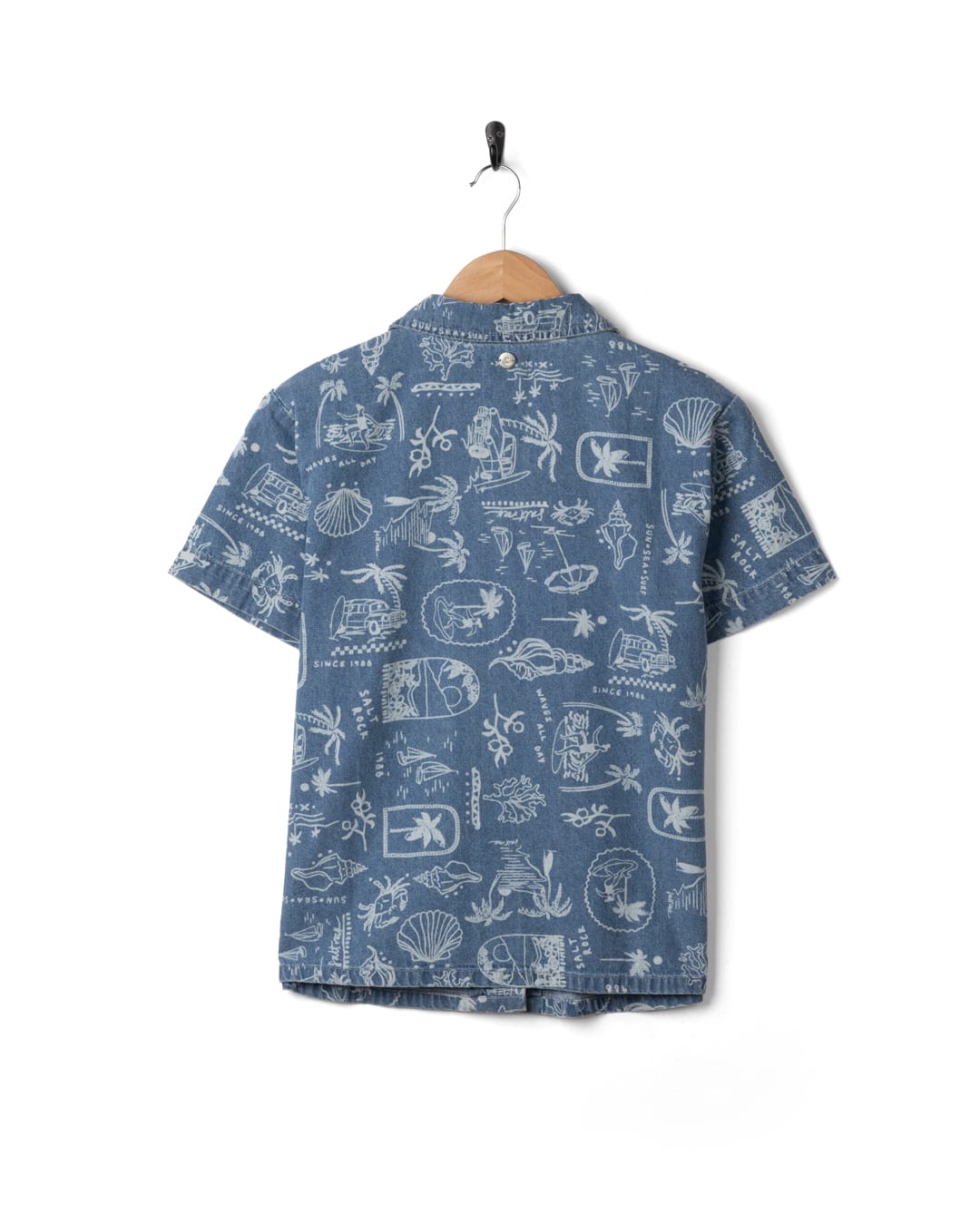 Island Life Short Sleeve Shirt in Blue