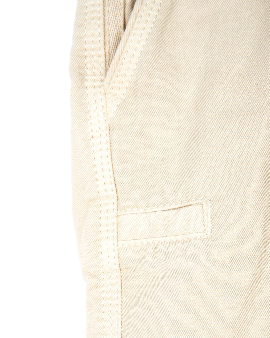 A close up of a pair of Saltrock Sennen - Mens Chino Short - Natural pants.