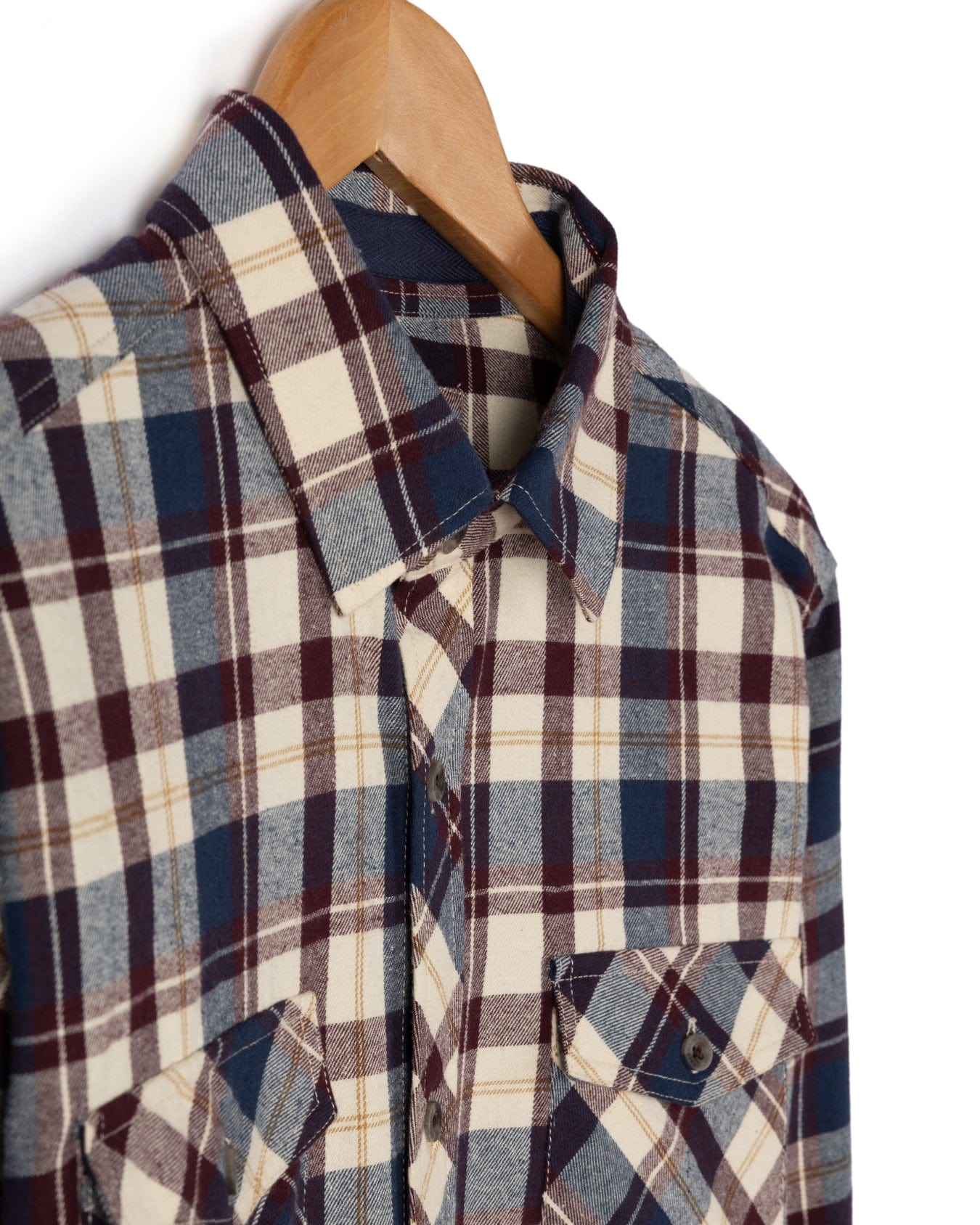 Miles - Mens Flannel Shirt - Purple Check