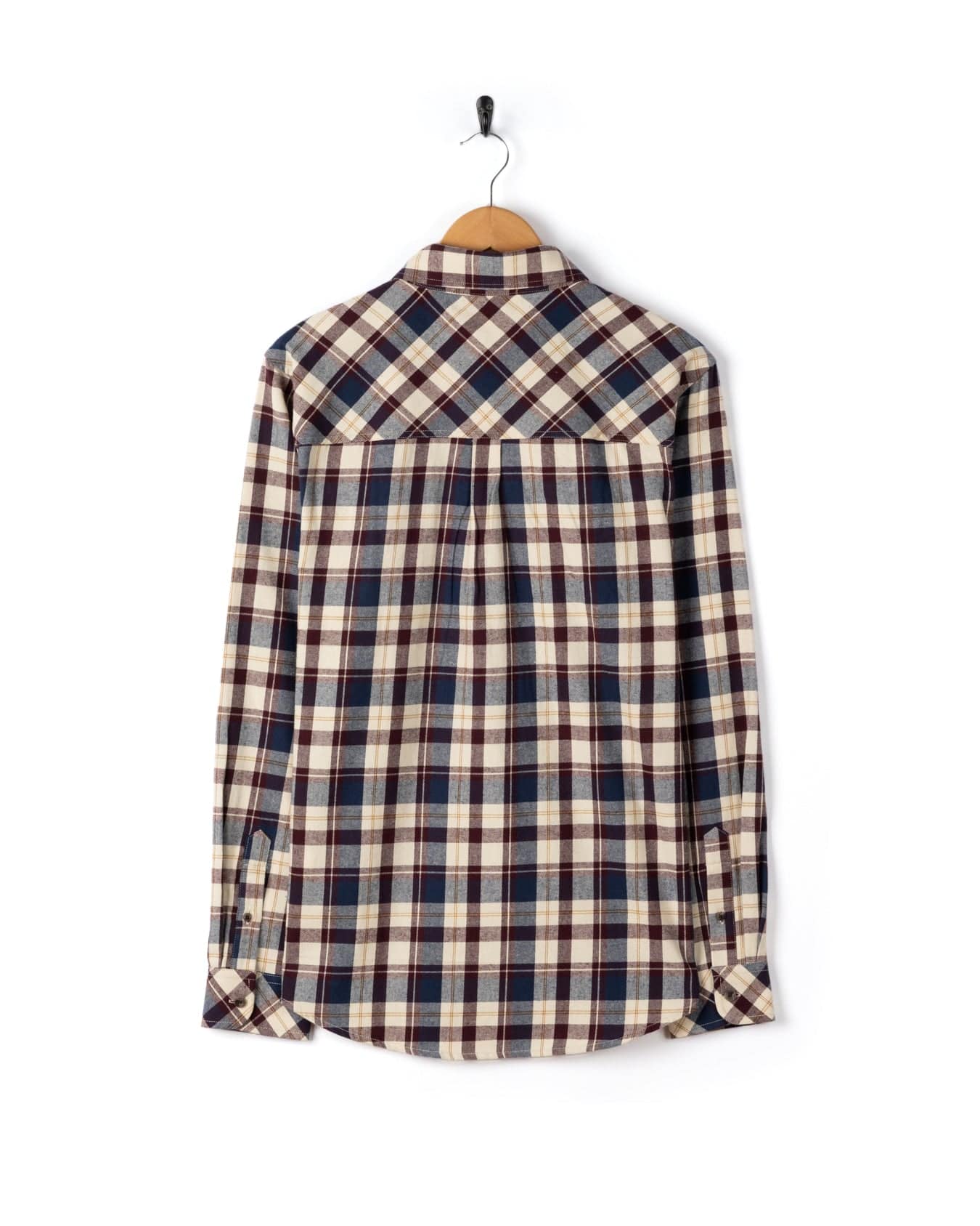 Miles - Mens Flannel Shirt - Purple Check