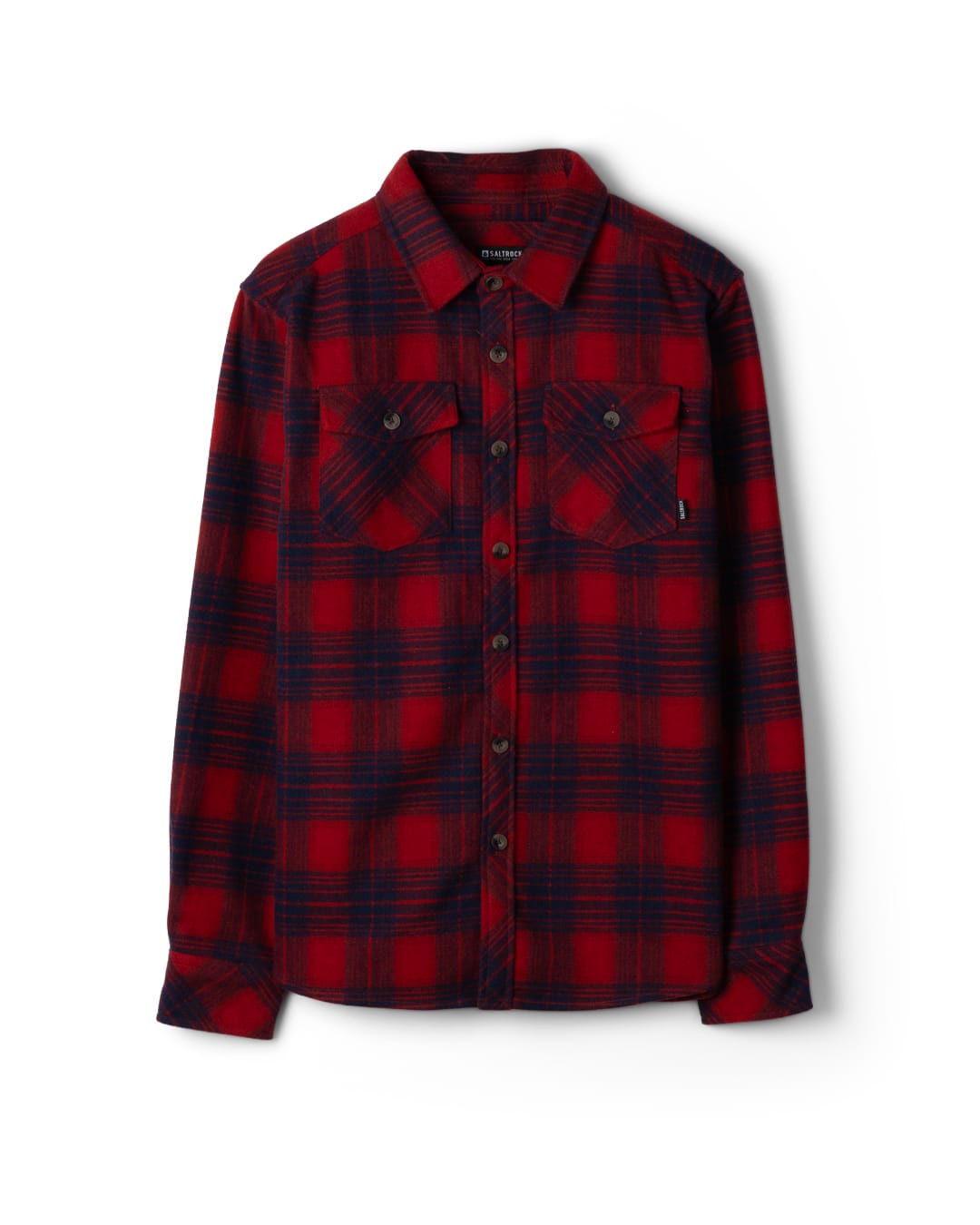 Wilfred Mens Check Flannel Shirt in Red