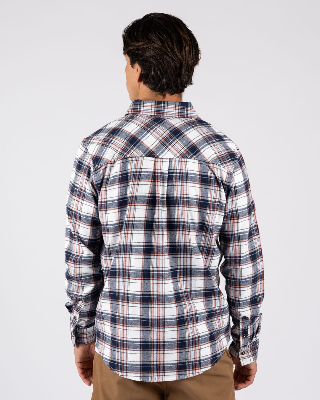 Finni Check Shirt in Dark Blue