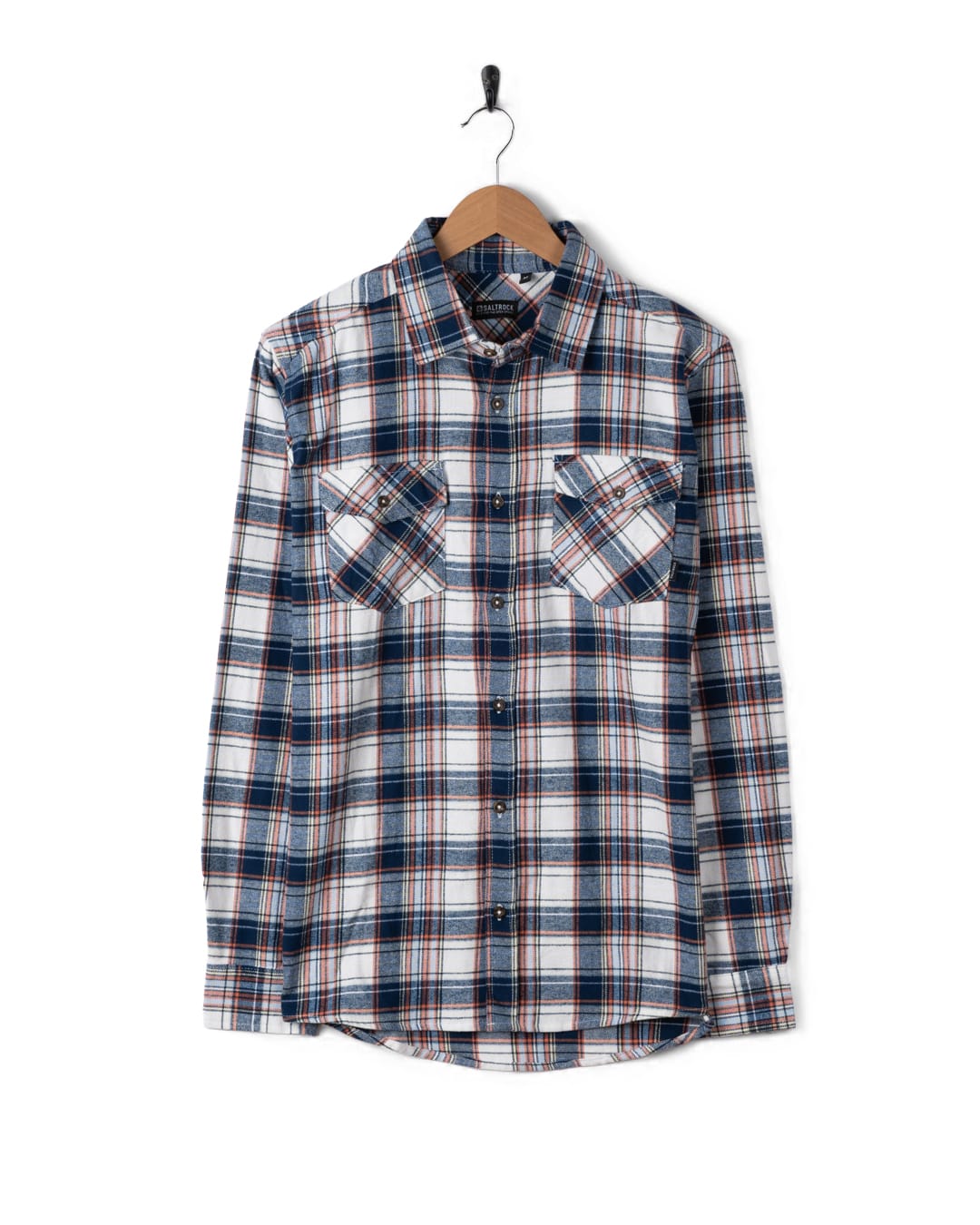 Finni Check Shirt in Dark Blue
