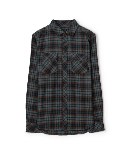 Raith Mens Long Sleeve Shirt In Brown