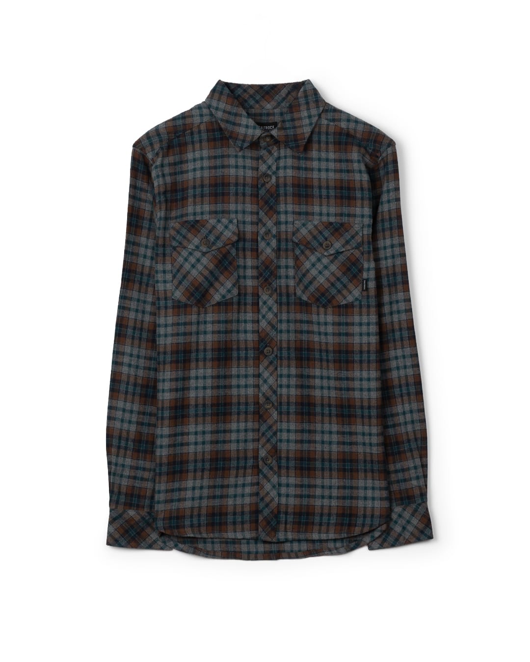 Raith Mens Long Sleeve Shirt In Brown