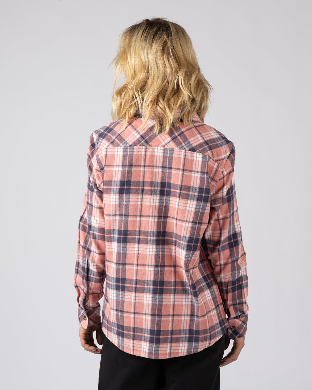 Rosalin Womens Check Shirt in Pink