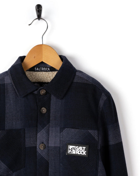 Wiley - Kids Shacket - Blue Check