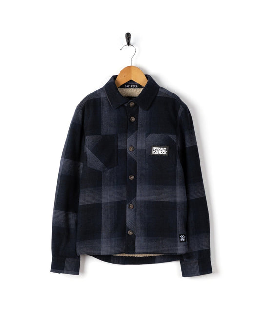 Wiley - Kids Shacket - Blue Check