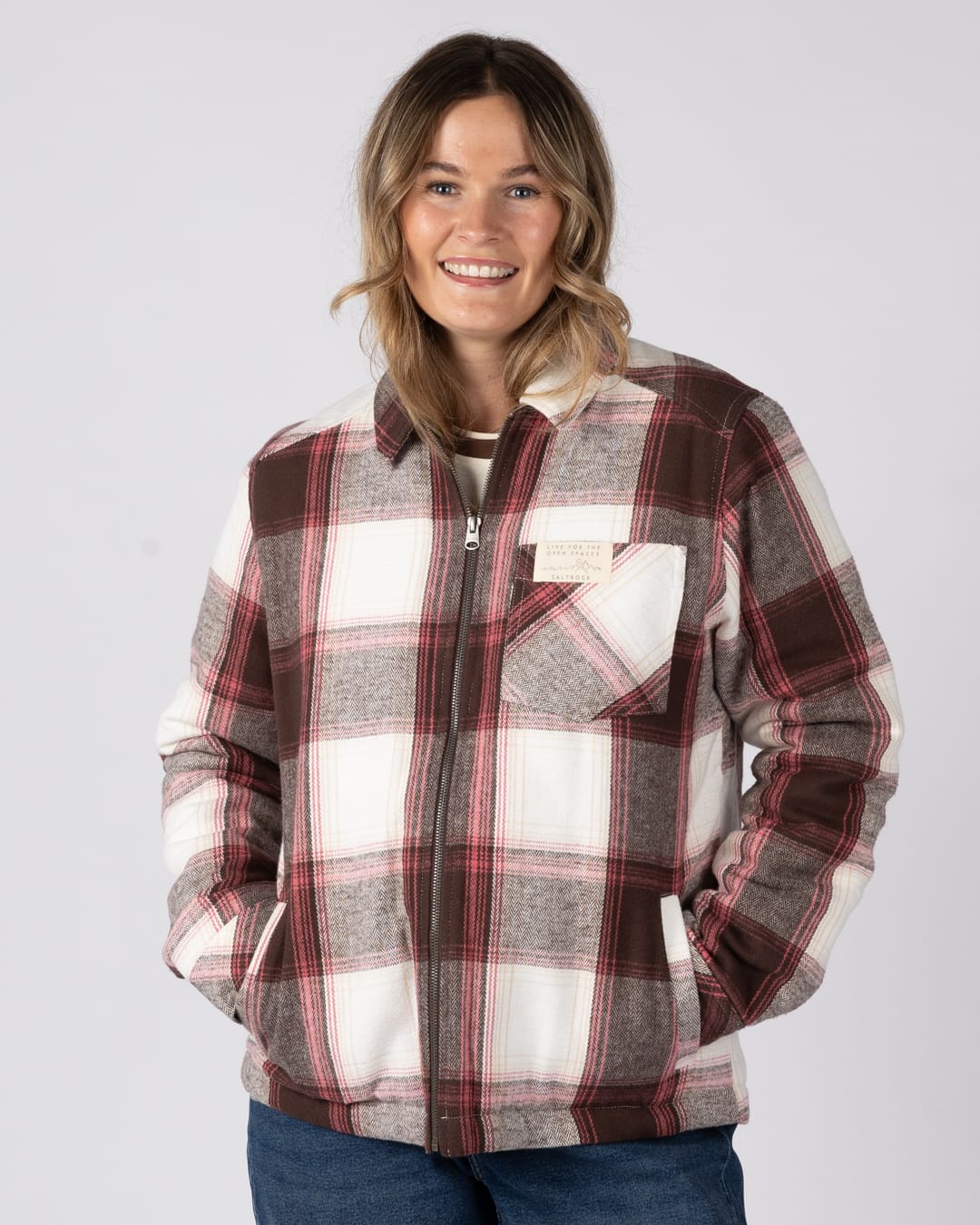 Talo Womens Long Sleeve Shirt In Brown