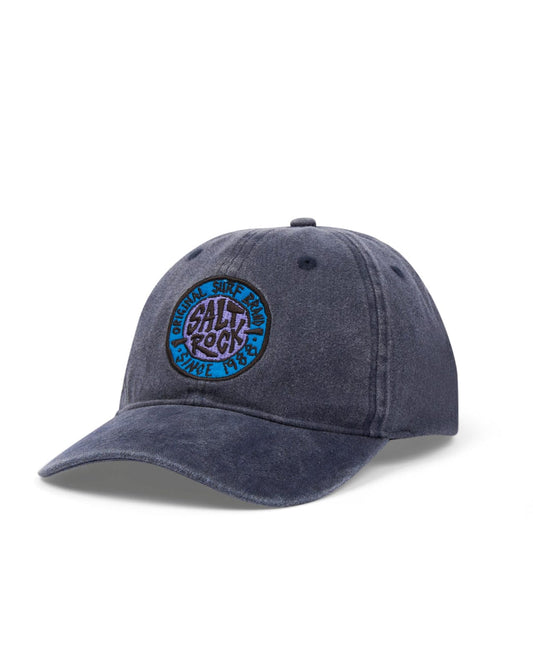 Dark Blue Saltrock SR Original Cap with a circular logo patch and an adjustable strap.