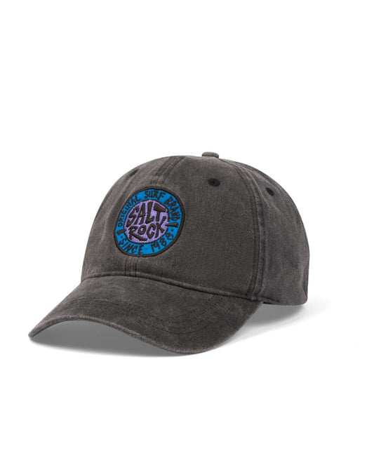 A black SR Original Cap - Dark Grey with a Saltrock badge on the front and an adjustable strap.
