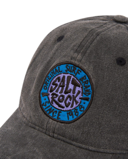 A dark grey SR Original Cap with an adjustable strap and a Saltrock embroidered badge.