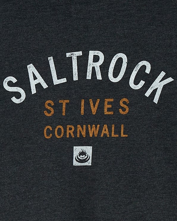 Saltrock St Ives Cornwall t-shirt would be replaced with "Location Zip Hoodie - St Ives - Dark Grey" by brand name Saltrock.