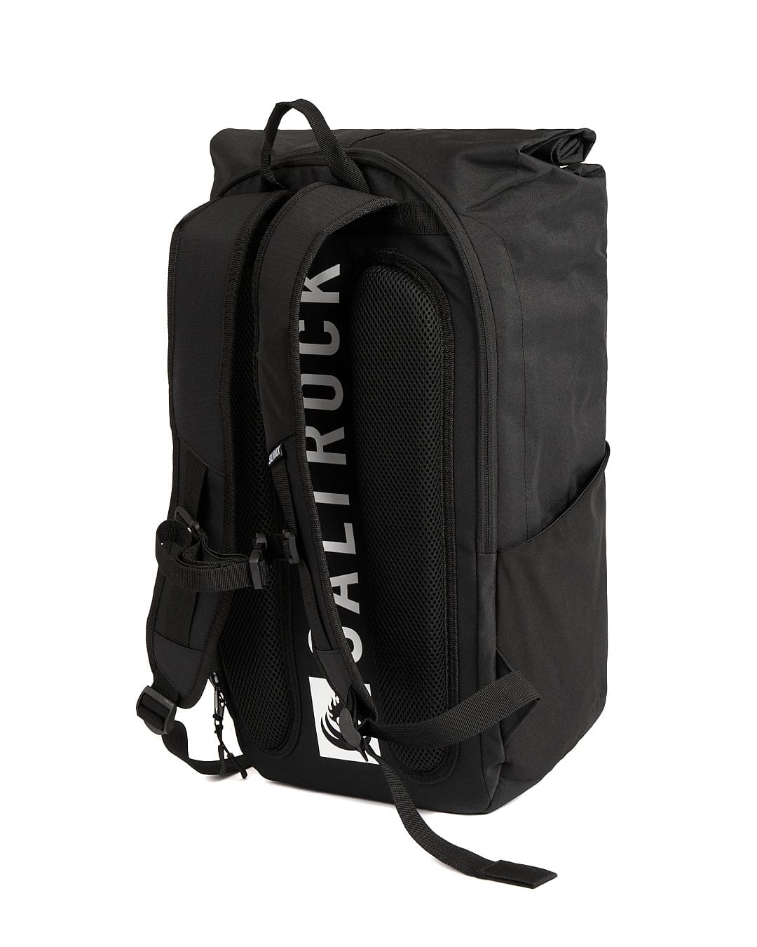 A Saltrock Streamline - Backpack - Black with a logo on it.
