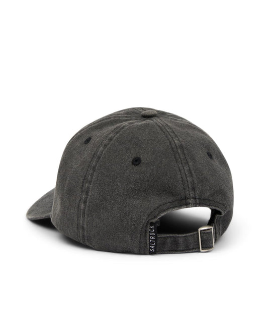 Sunburst Cap - Dark Grey with Saltrock branding and an adjustable strap on a white background.