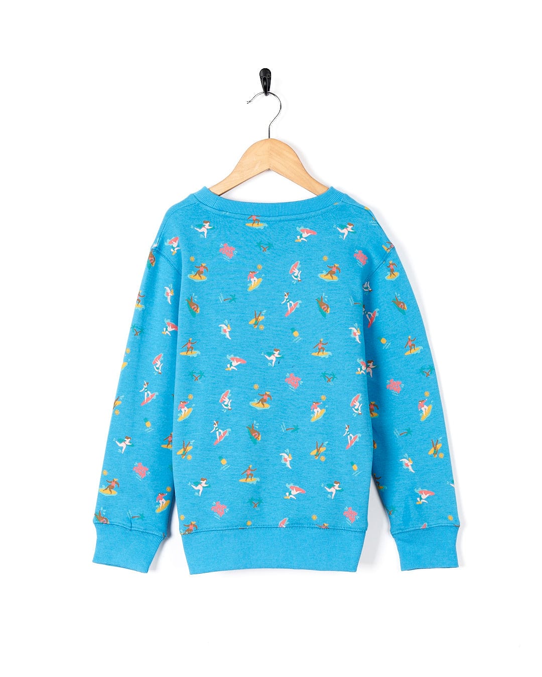 A Saltrock Surf Sisters Kids Recycled Long Sleeve Sweat with birds on it.