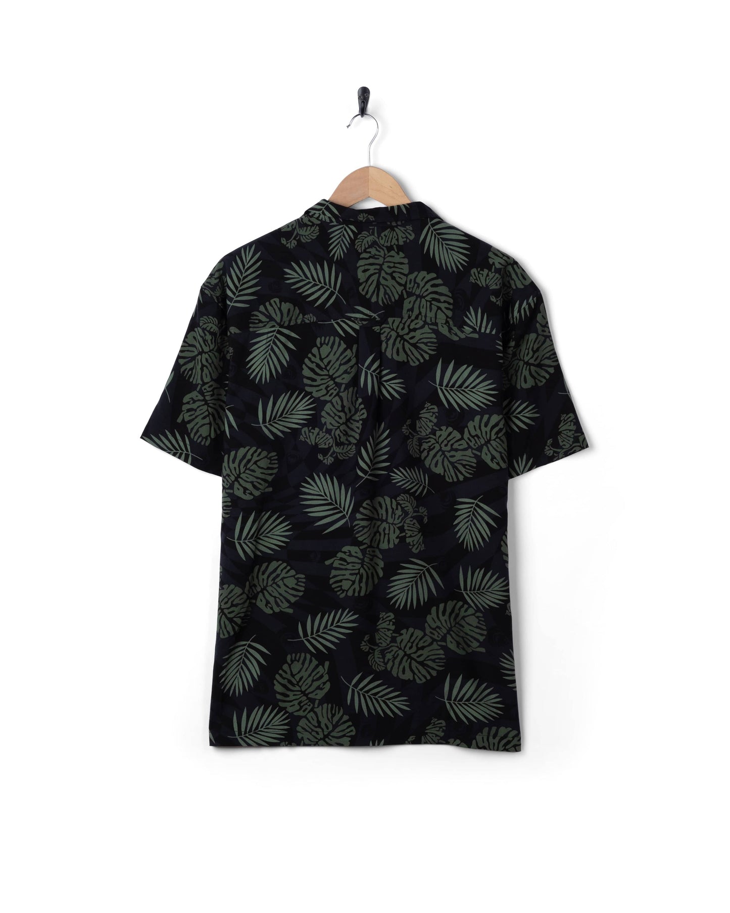 Warp Surf Resort Mens Oversized Short Sleeve Shirt in Dark Grey