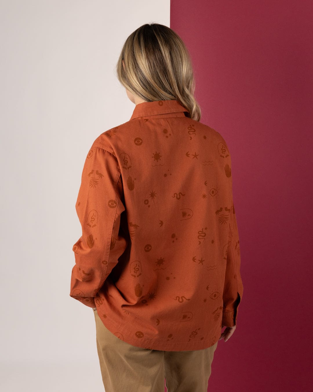 Spirit - Womens Long Sleeve Shirt - Orange