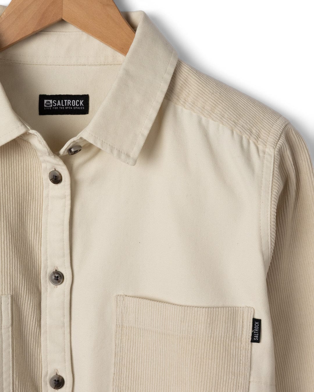 Liora Womens Cord Shirt in Cream