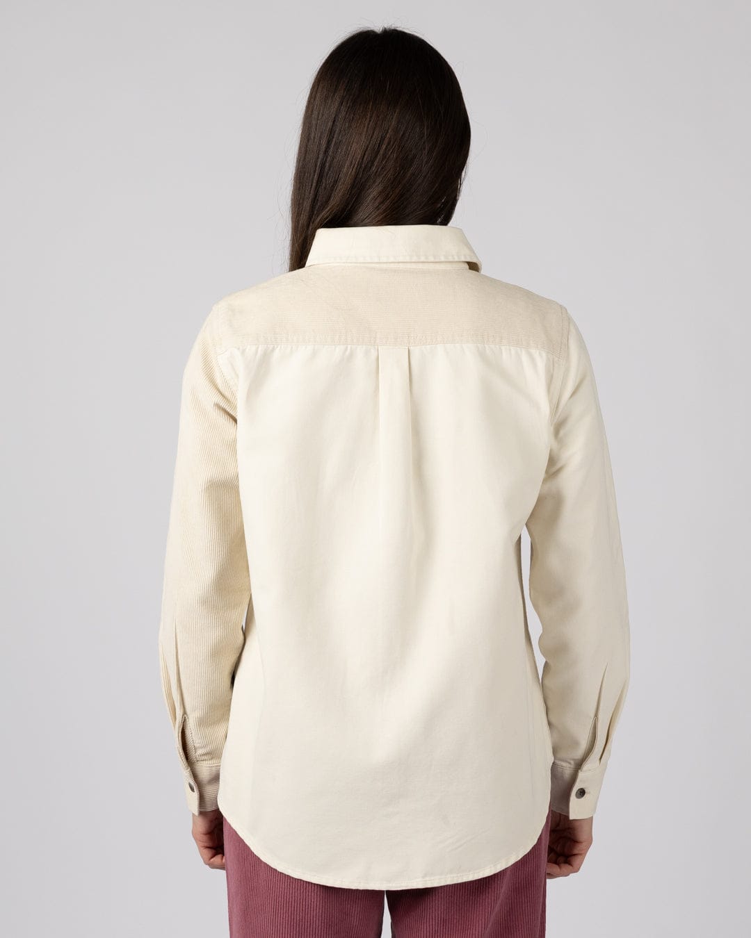 Liora Womens Cord Shirt in Cream