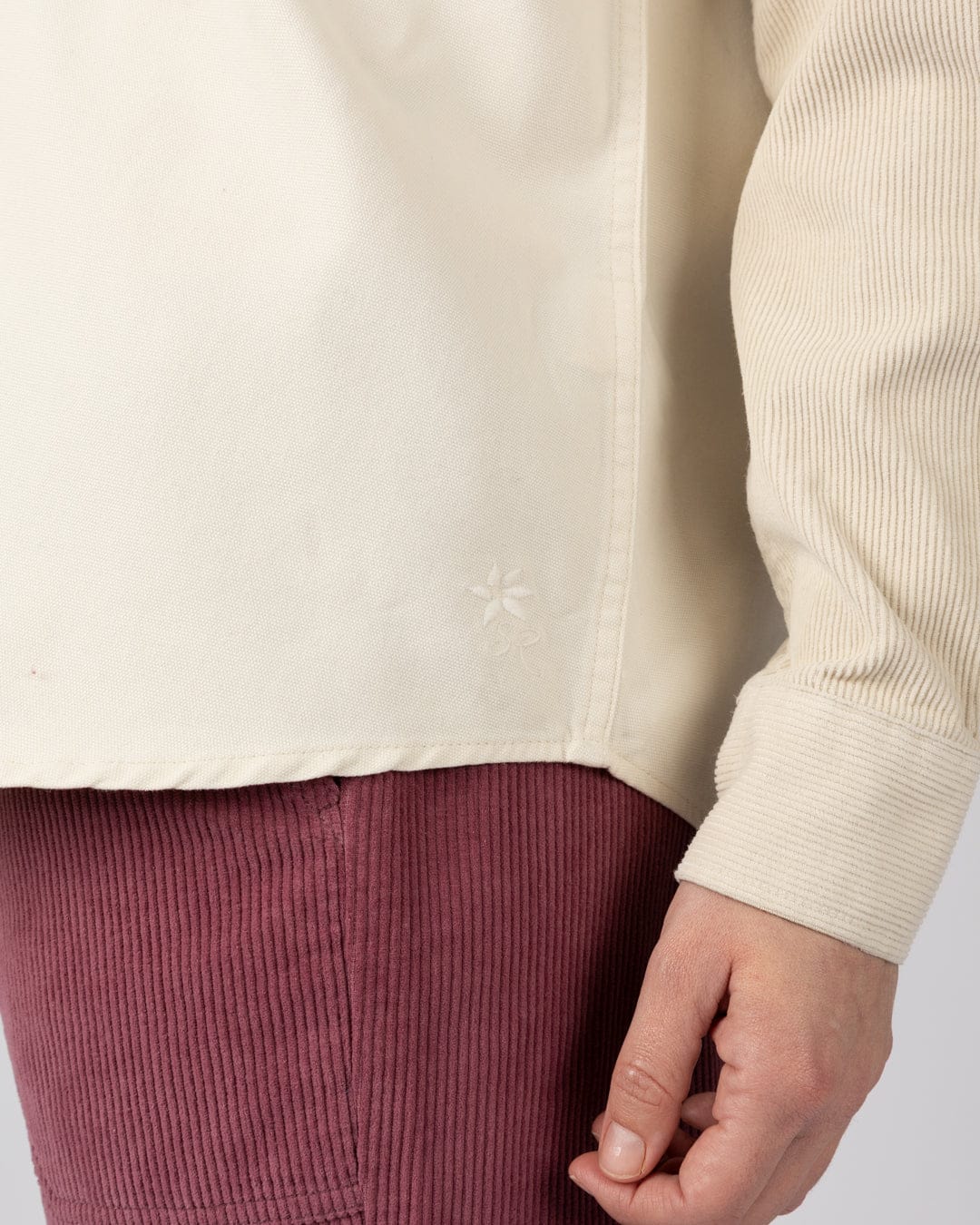 Liora Womens Cord Shirt in Cream