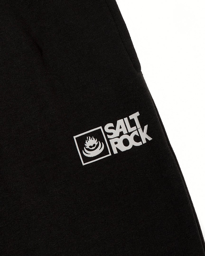 A black sweatshirt with the Saltrock - Mens Original 20 Jogger - Black logo on it.