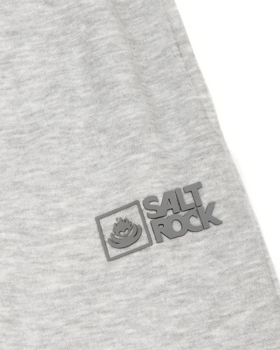 The Saltrock - Mens Original 20 Jogger - Grey branding on a comfortable fit grey sweatshirt.