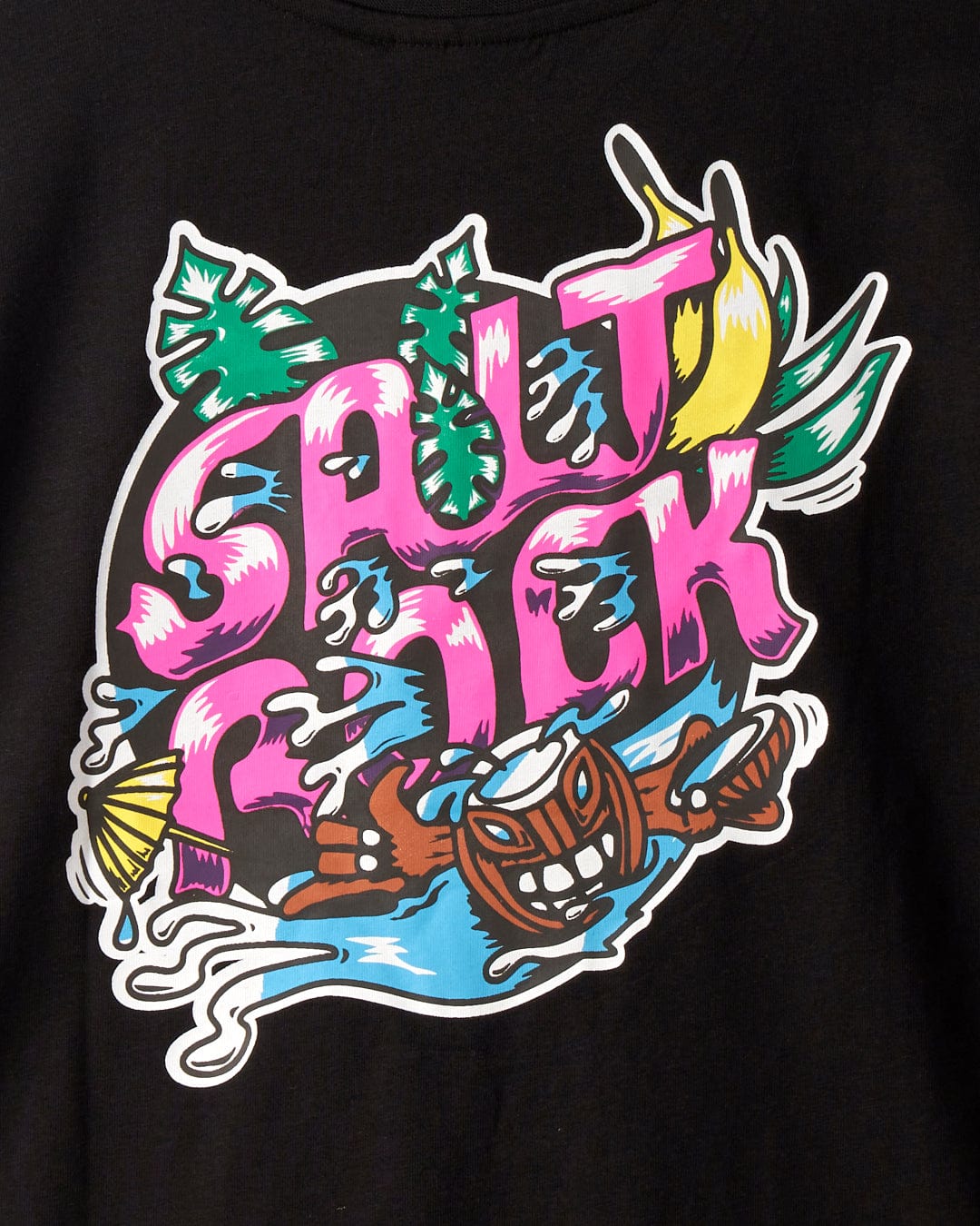 Tahiti - Kids Short Sleeve T-Shirt - Black