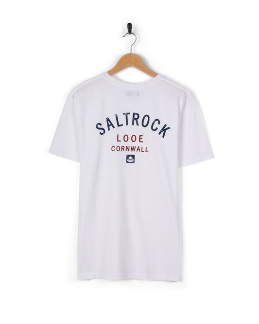 Looe Mens Location T-Shirt in White