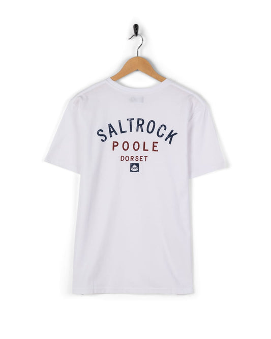 Poole Mens Location T-Shirt in White