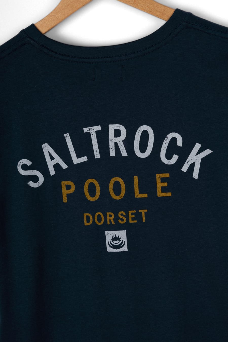 Poole Mens Location T-Shirt in Blue