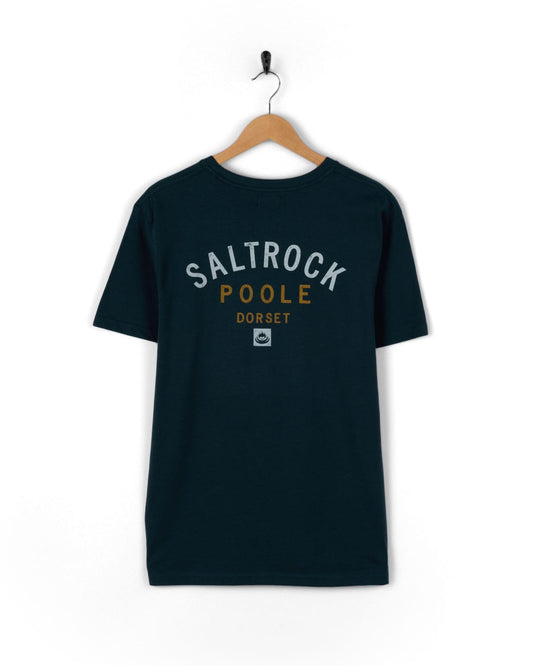Poole Mens Location T-Shirt in Blue