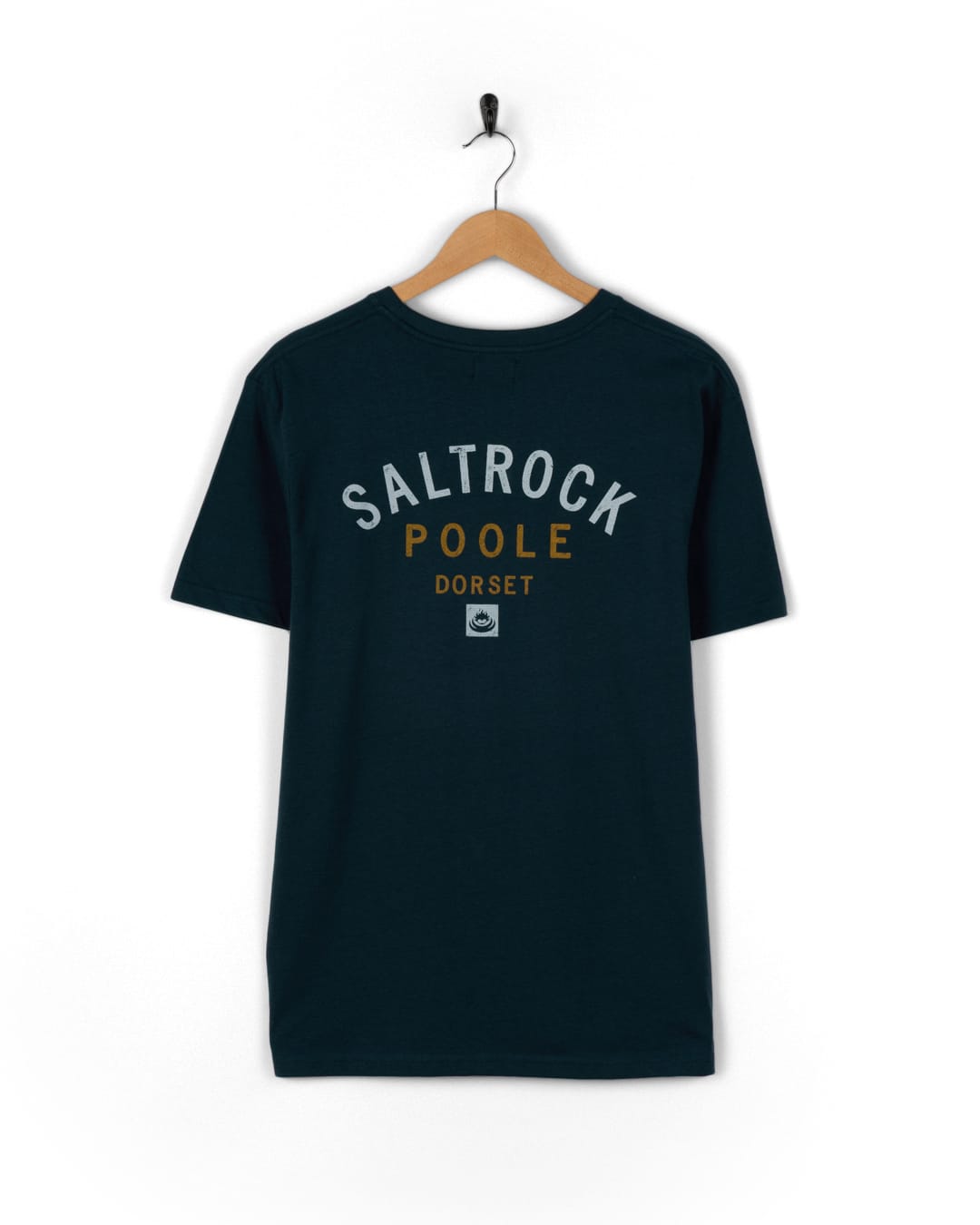Poole Mens Location T-Shirt in Blue