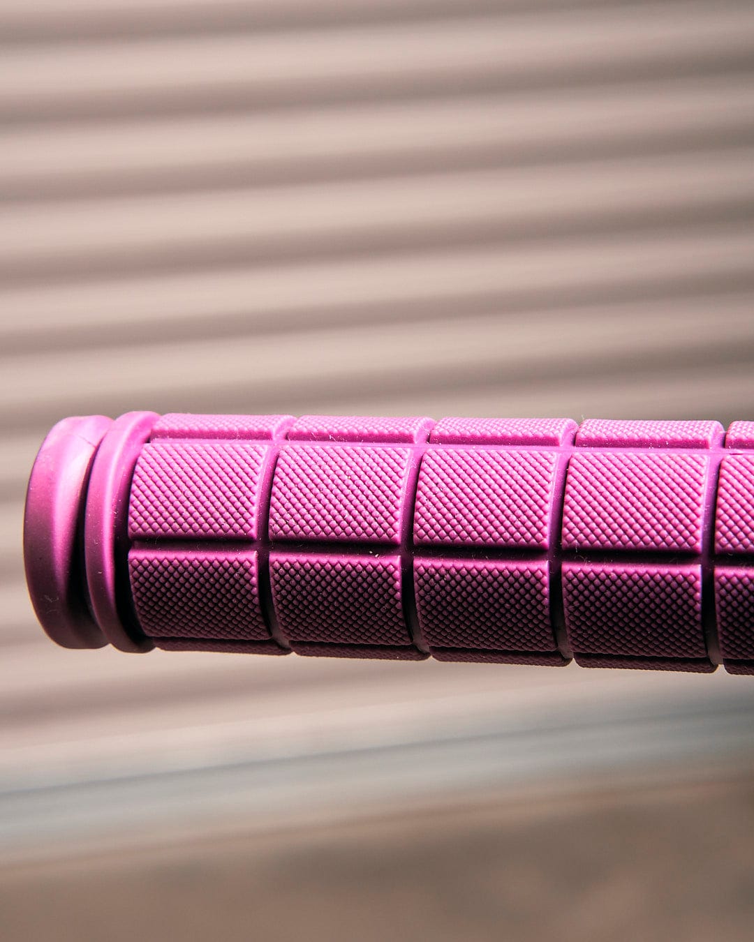 A close up of a Tokyo Smackdown - Stunt Scooter - Black handlebar grip by Saltrock.