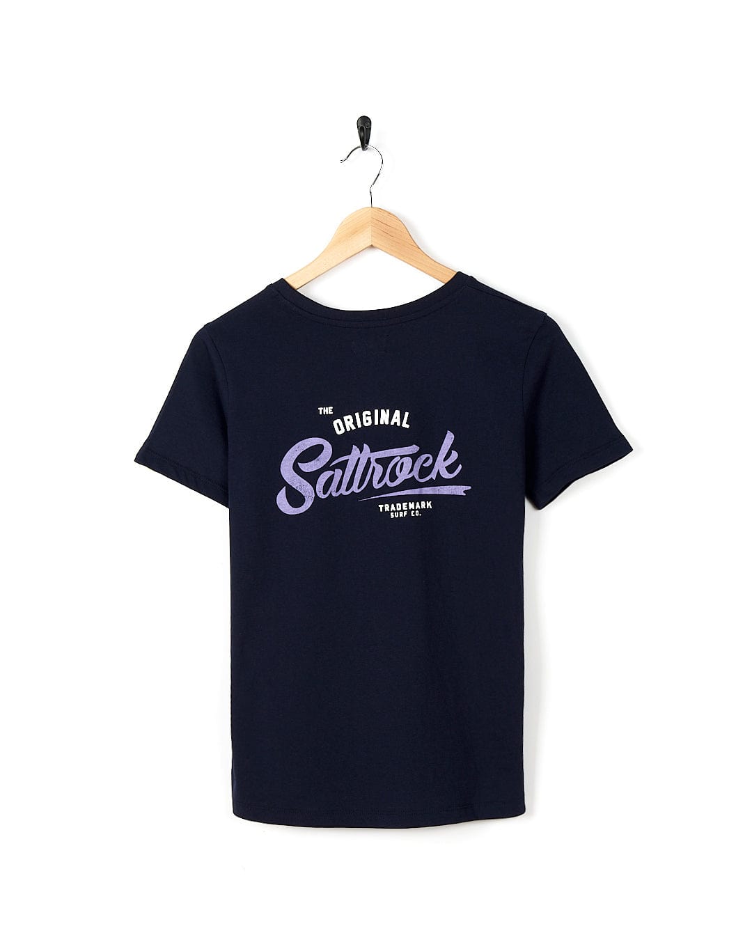 a Saltrock t-shirt with the words 'southwick' on it.