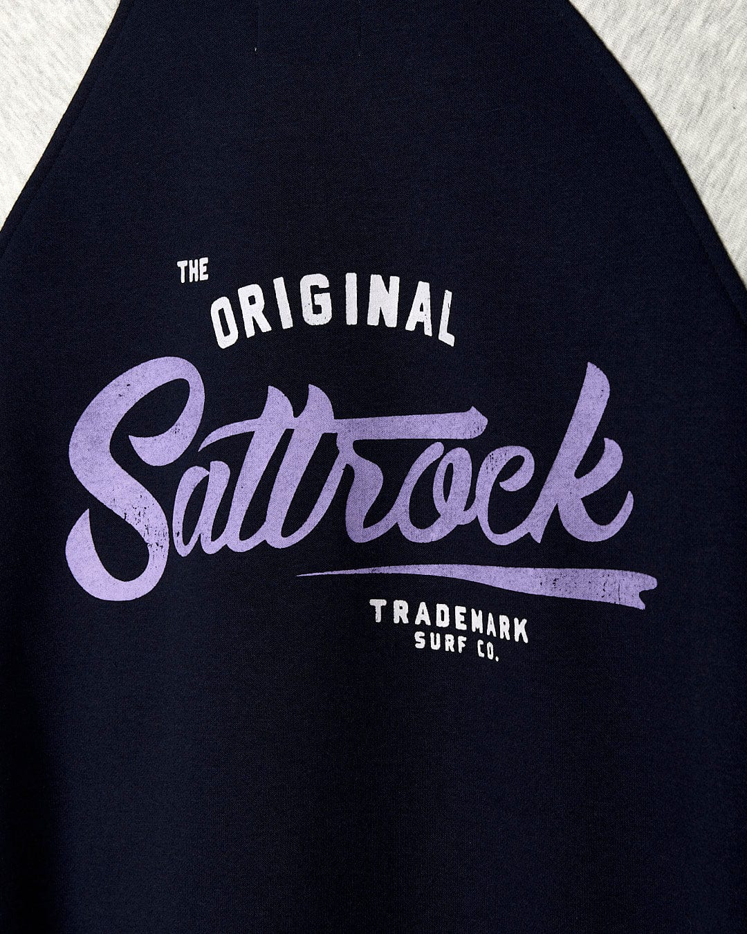 The original Saltrock Trademark - Zip Hoodie - Dark Blue.