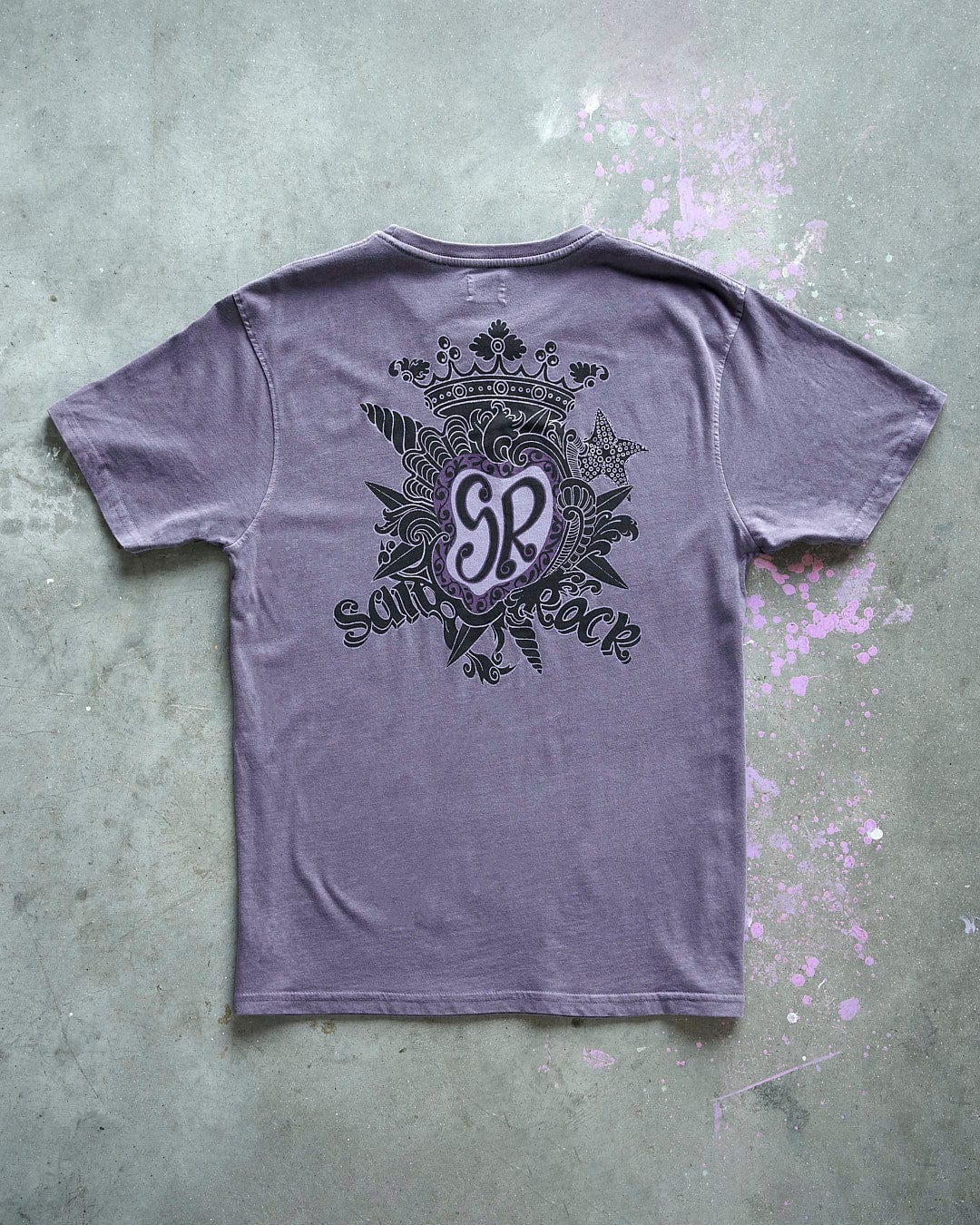 A Saltrock - Tribal Saltrock - Limited Edition 35 Years T-Shirt with a skull and crossbones on it.
