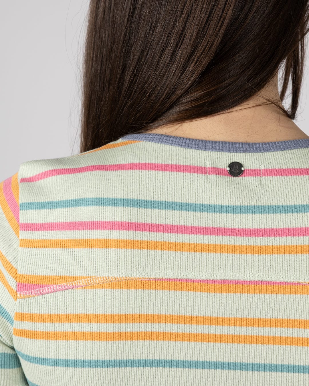 Lee - Womens Short Sleeve Stripe T-Shirt - Light Green