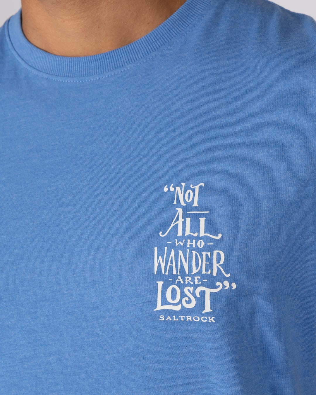 Lost Ships Short Sleeve T-Shirt in Bright Blue