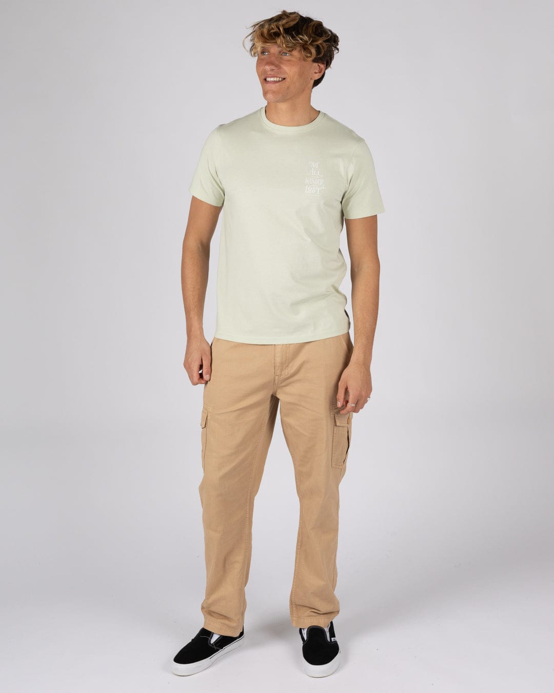 Lost Ships - Mens Short Sleeve Tee - Light Green