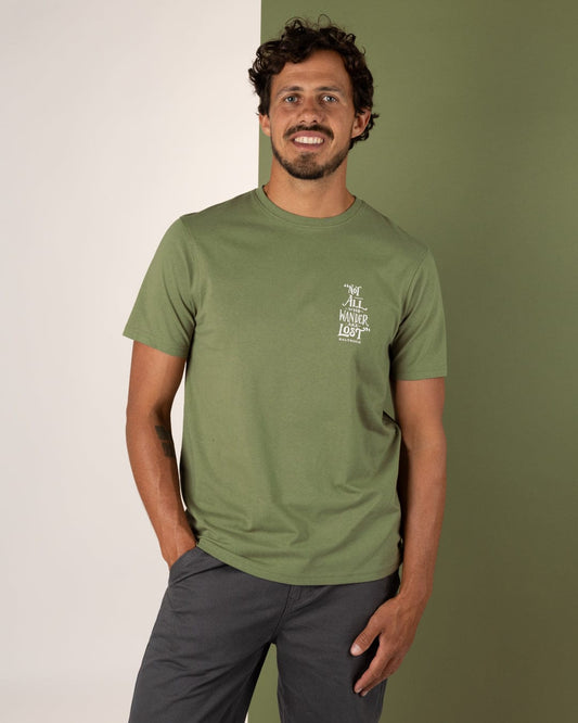 Lost Ships - Mens Short Sleeve T-Shirt - Green